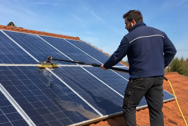 Nettoyage et entretien de panneaux solaires à Ambérieux-en-Dombes